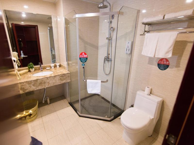 Greentree Inn Anhui Guangde Zhongyang Lecheng Business Hotel Dış mekan fotoğraf