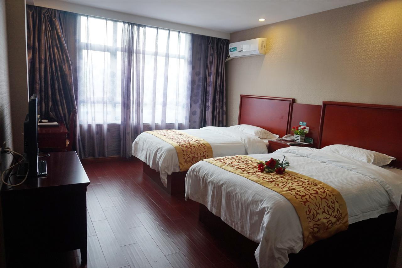 Greentree Inn Anhui Guangde Zhongyang Lecheng Business Hotel Dış mekan fotoğraf