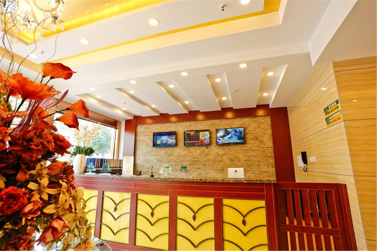 Greentree Inn Anhui Guangde Zhongyang Lecheng Business Hotel Dış mekan fotoğraf